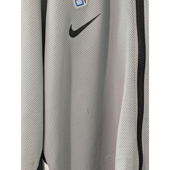 Nike San Antonio Spurs Men's 4XLT NBA Therma Flex Dri Fit Hoodie Gray Showtime - Picture 12 of 13